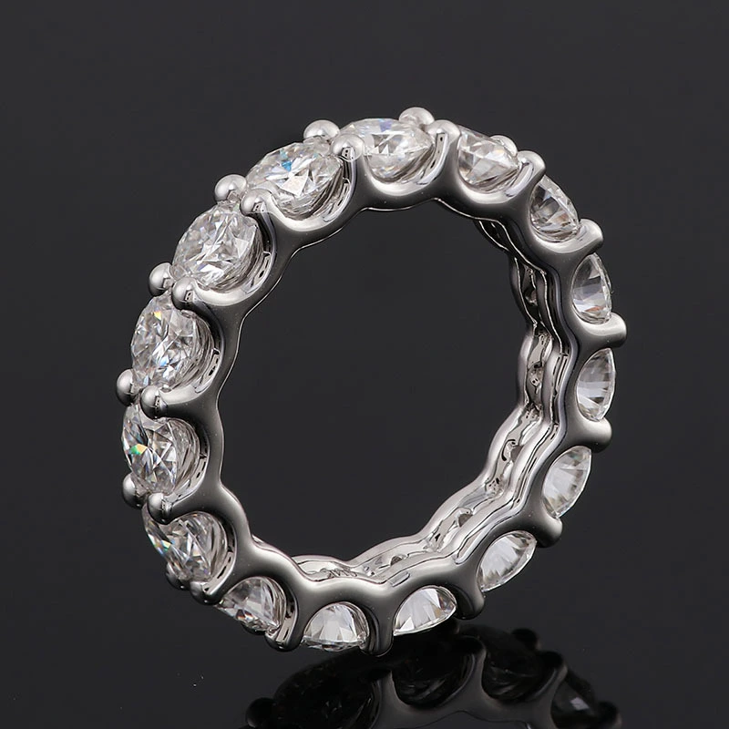 High Quality Fine Jewelry Engagement Wedding Rings 18k 14k 10k Solid Gold Vvs Clarity Moissanite Diamond Rings For Women Men 1