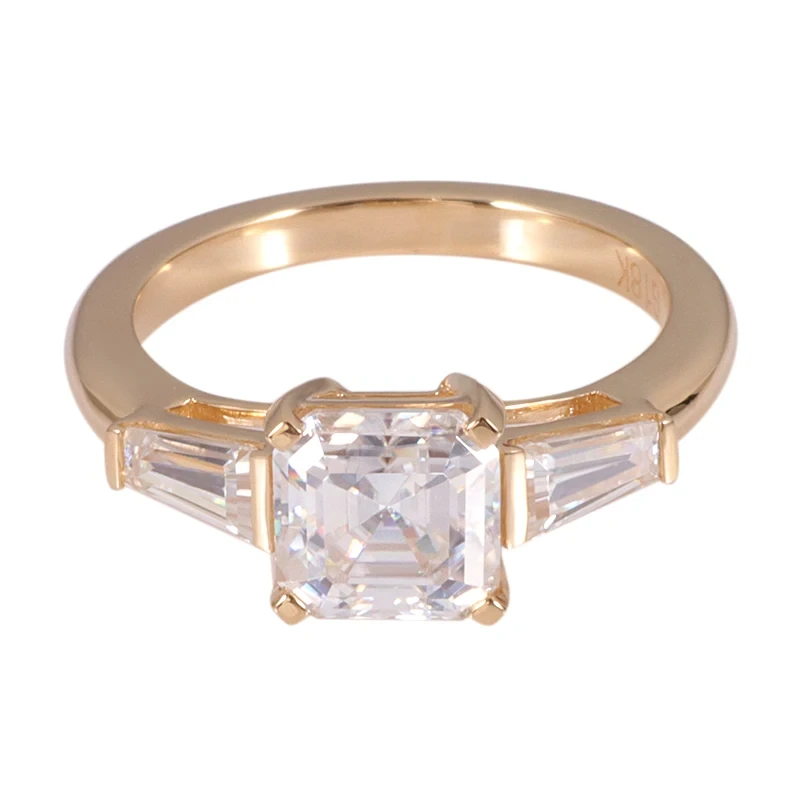 Provence Jewelry 8mm Def Moissanite 14k Rings Gold Rings Hights Luxury Jewelry Gift for Girlfriend Party Exagement 1