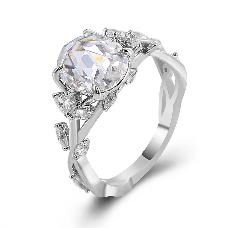 Anillo de joyas fino anillo de boda moda personalizada para hombres diamantes moissanite participante fiesta diamantes anillo de moissanite 1