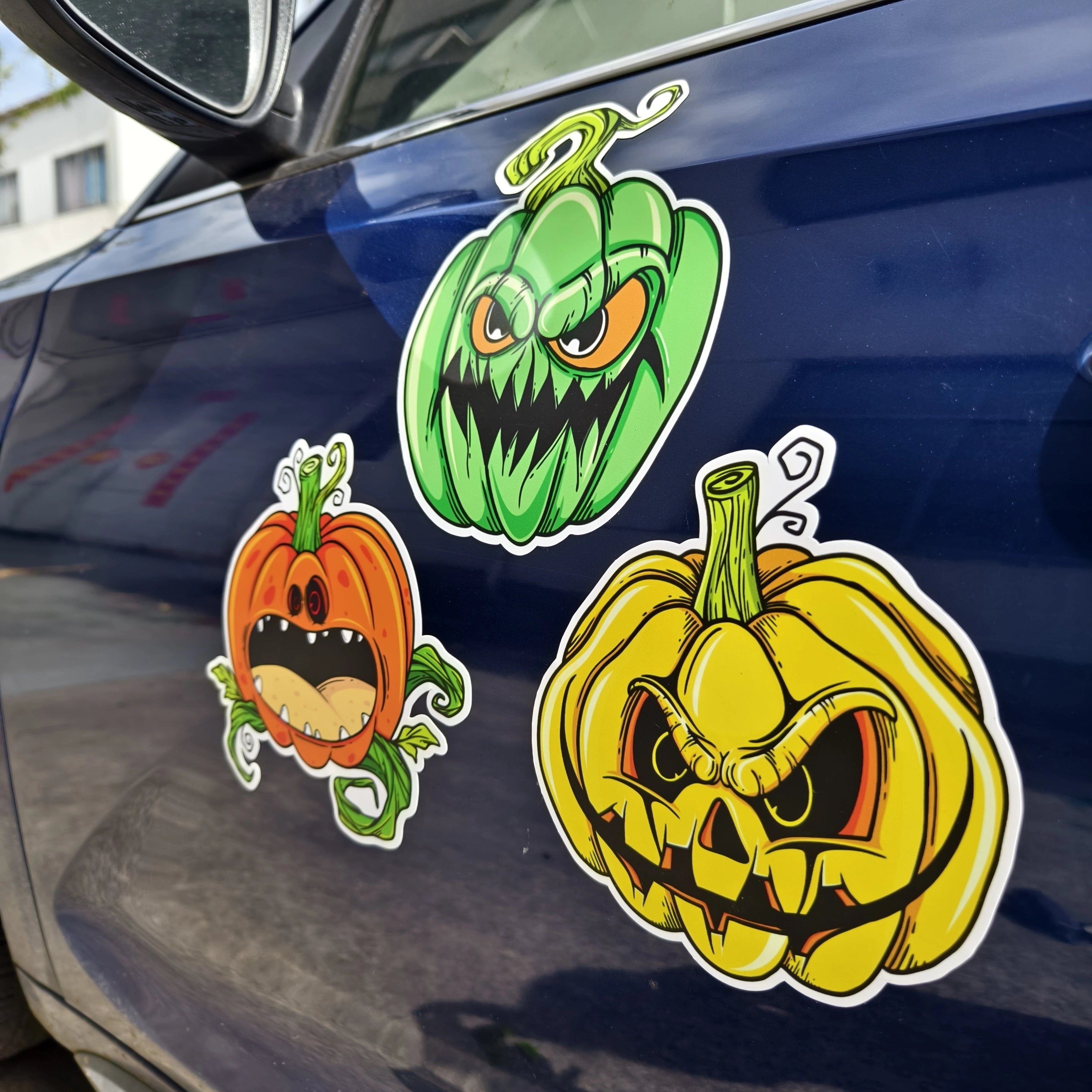 مصنعي ملصقات المنتجات الترويجية المخصصة، ملصقات مغناطيسية دائرية للسيارات 1