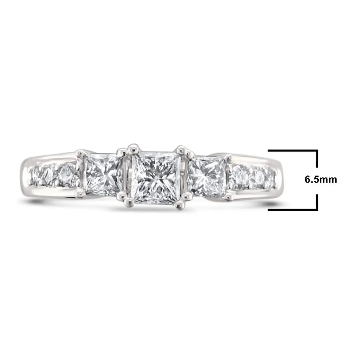 3Ct Moisanite Diamond Special Design Engagement Anneau Sterling Silver 925 Ring Ring For Women Party 1
