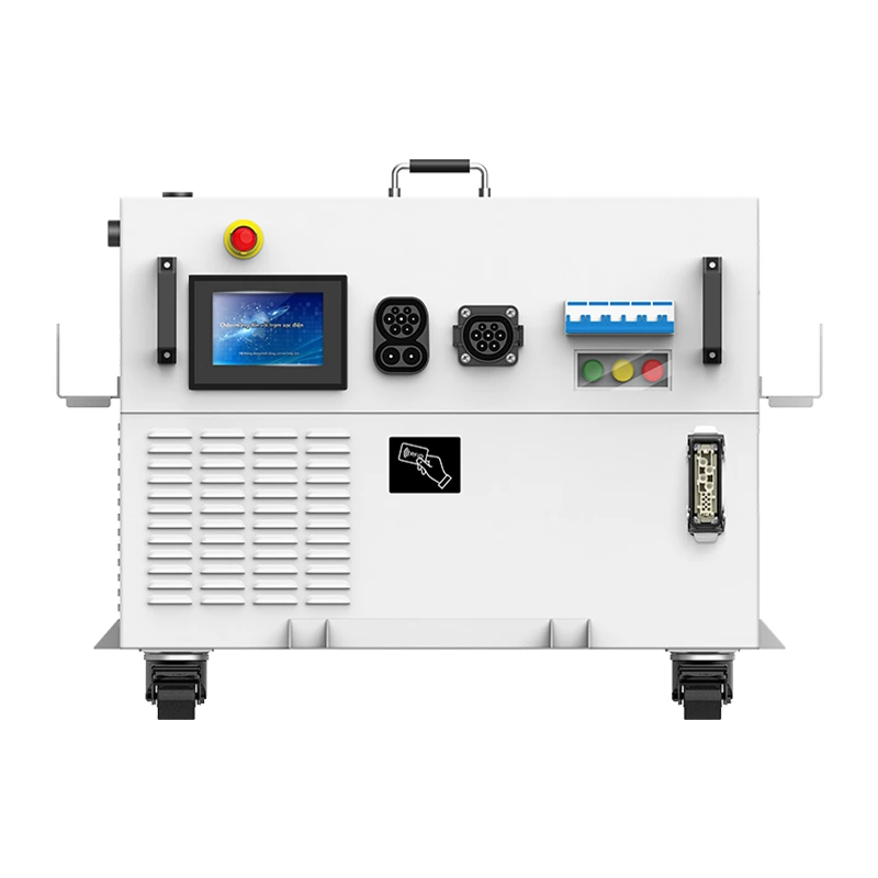 40kwh 40kw Portable Electric Vehicle DC Fast Charger with Battery Storage Max Power 1