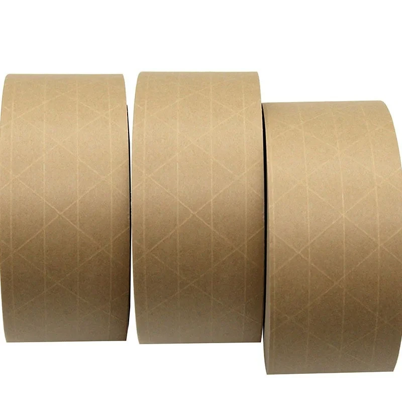 Wasseraktiviertes, glasfaserverstärktes Kraftpapier-Verpackungsband 1