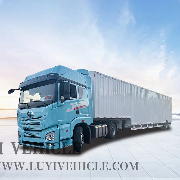 85m³ Single-Axle Box Trailer High-Strength Corrugated Steel Design 1