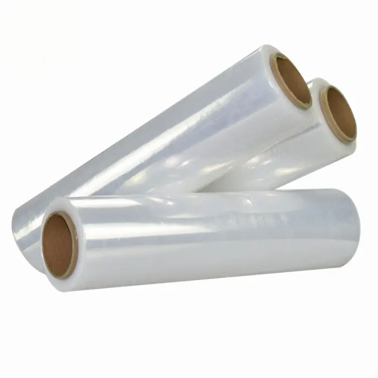 الجملة شفافة LDPE تمتد الفيلم لاستخدام آلة التعبئة والتغليف 3