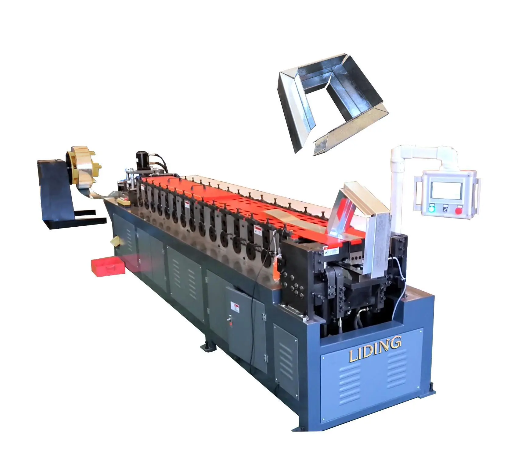 High - Performance Square Fire Damper Machine For Hvac Duct Systems 1
