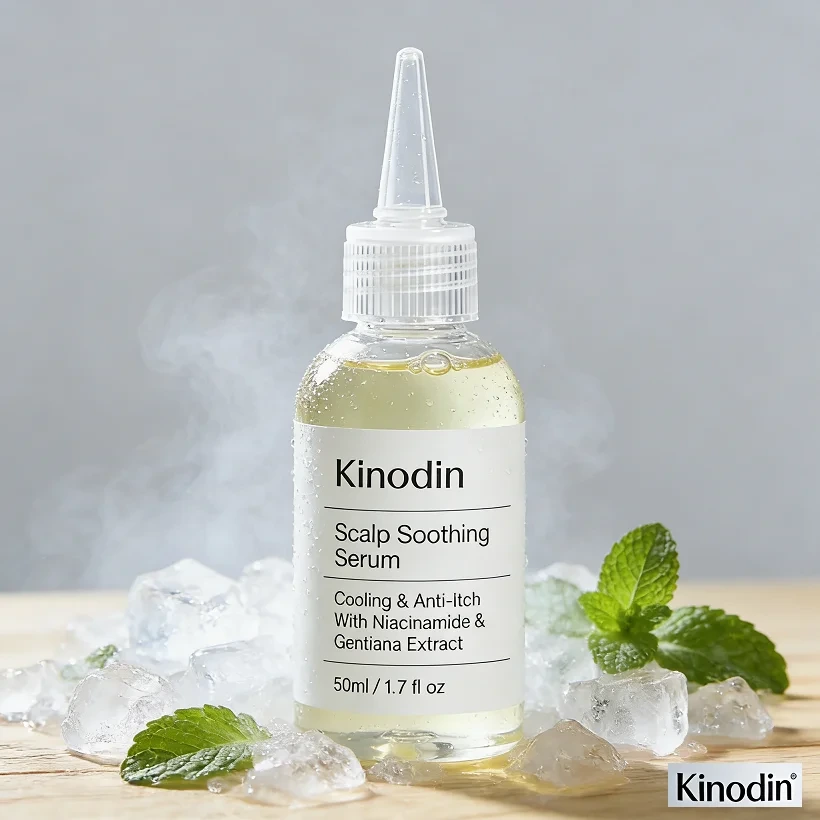 Kinodin Cooling Scalp Essence Lotion Hyaluronic Acid Panthenol For Anti-itch Dry Scalp Treatment Hydration For All Hair Types 1