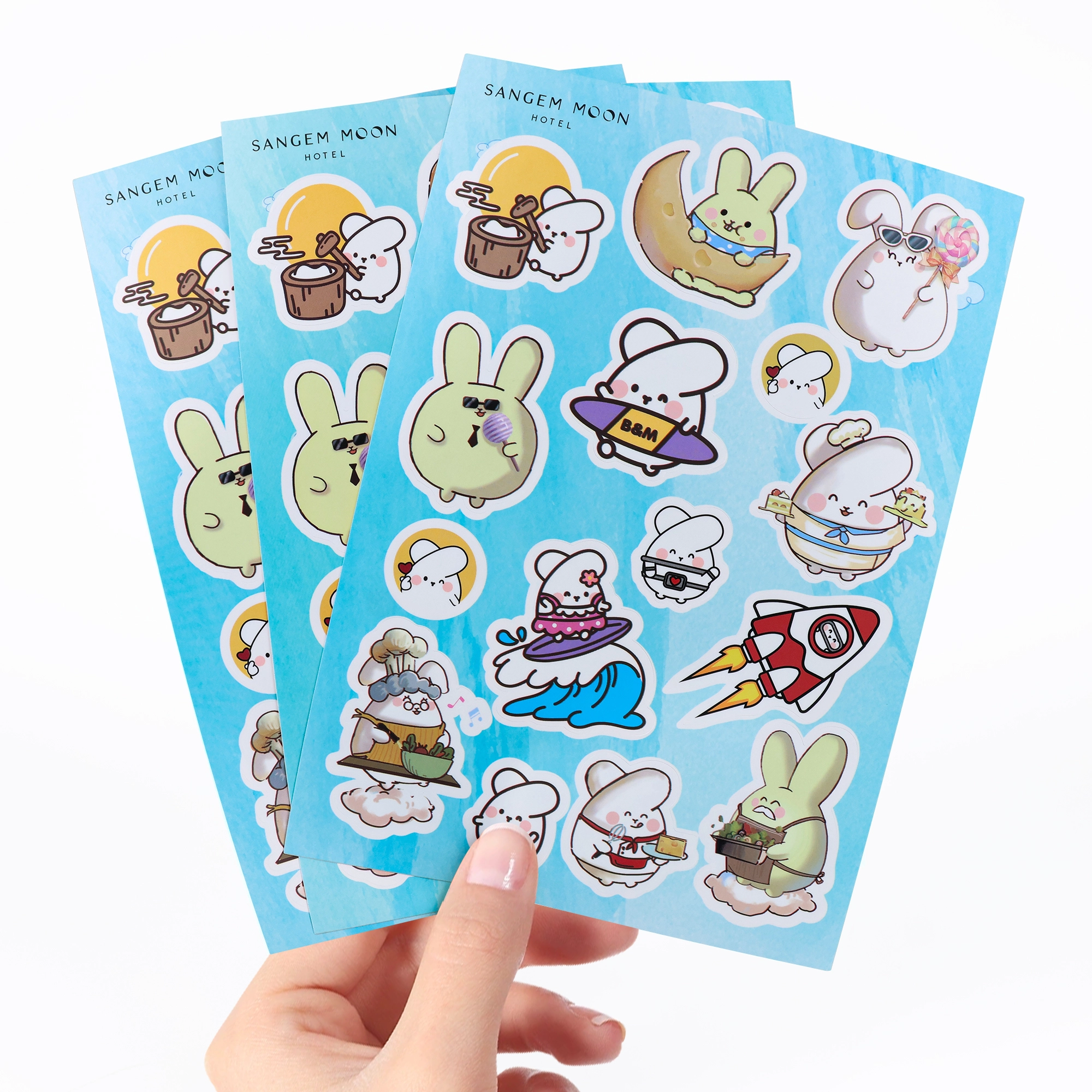 Custom Kiss-Cut Vinyl Stickers - Adhesive Die-Cut Labels 1