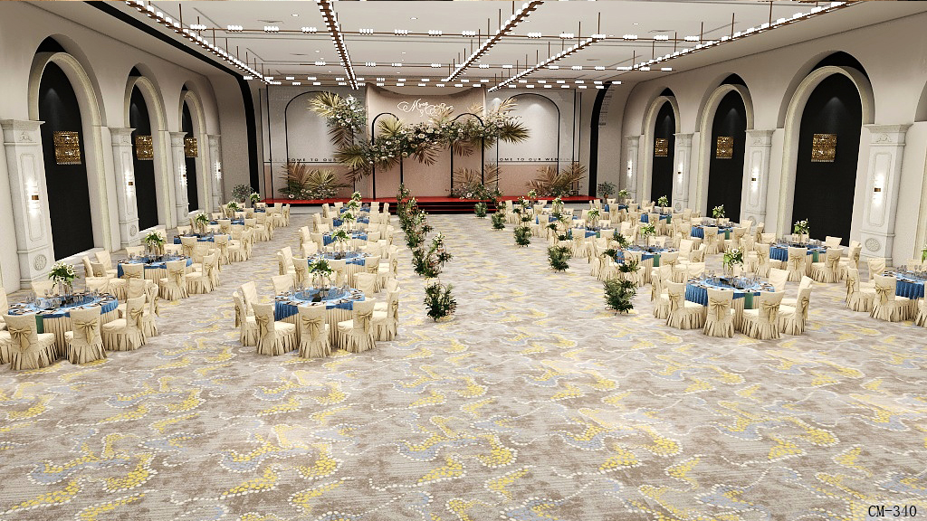2024 Axminster Carpet - Fireproof B1 Standard for Events 7