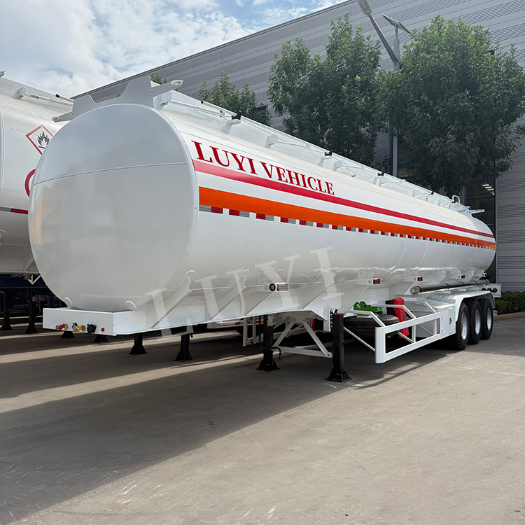 3 eje 40000 litros de petróleo Tanque de combustible de gasolina Semi trailer 1