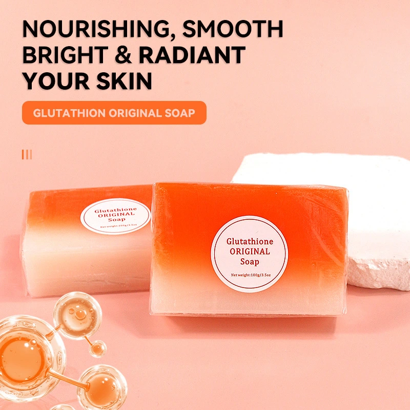 Handmade Transparent Bar Soap With Kojic Acid Glutathione & Chamomile For Face Brightening Moisturizing & Radiant Skin 1