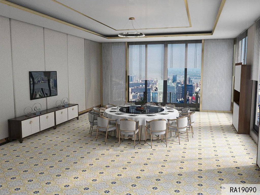 Moquette Wilton a fantasia floreale, disponibile all'ingrosso per hotel e casinò. 6