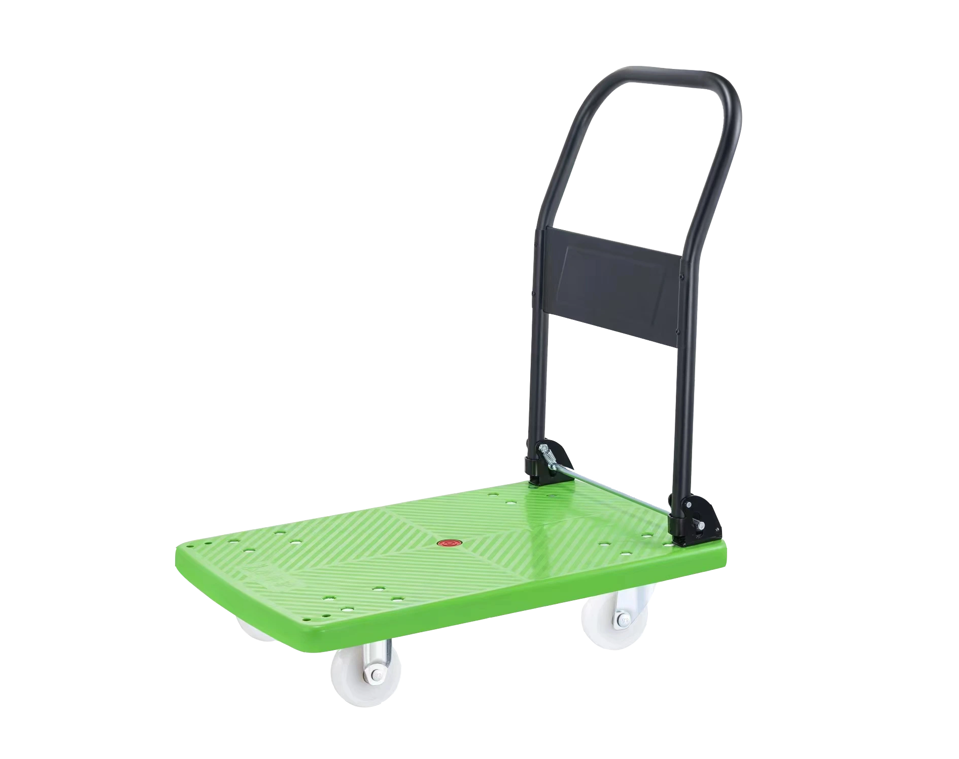 400kg Heavy Duty With Pp Wheel Plastic Folding Platform Hand Truck Trolley Cart 1