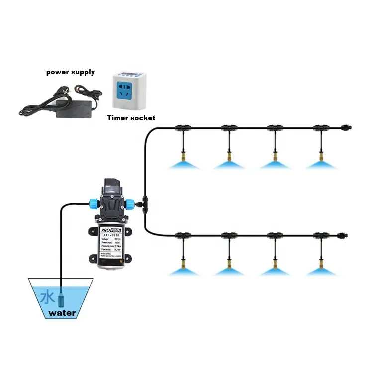 10-30m DIY Adjustable Dripper Copper Nozzle Garden Drip Kit 1