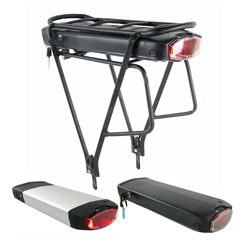 Phylion Xh370-13j Joycube Wall-es vervangende 36V 17,5Ah lithiumbatterij voor achterdrager van e-bike 48V 14Ah elektrische fiets 1