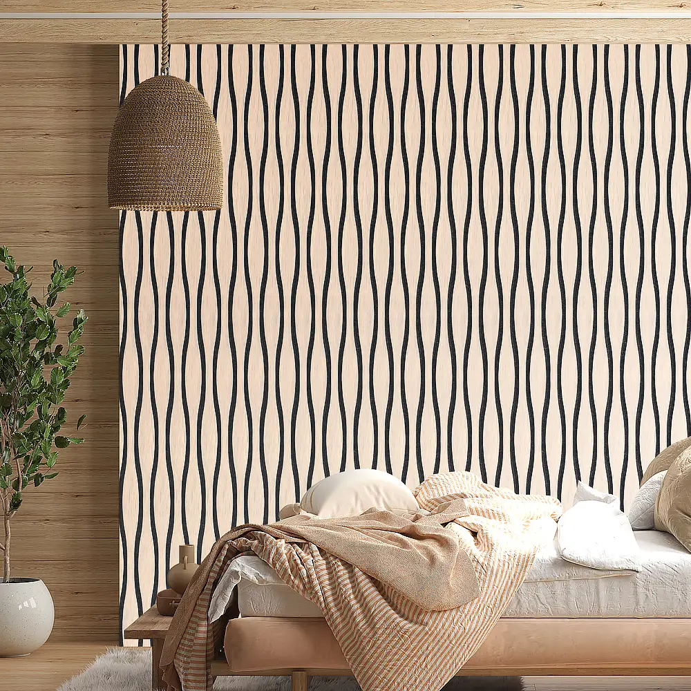 Akupanel Acoustic Wood Slat Panel for Container & Prefab Houses, Real Wood Veneer 1