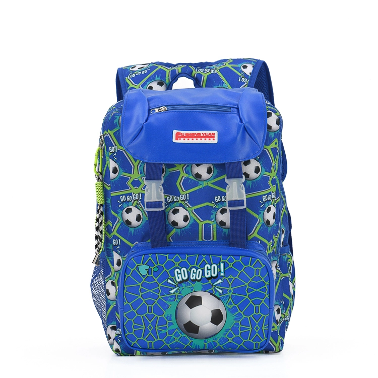 Custom Large Capacity Football Blue Teen Girls Students School Bags Kids Soccer Backpack For Children Travel 1