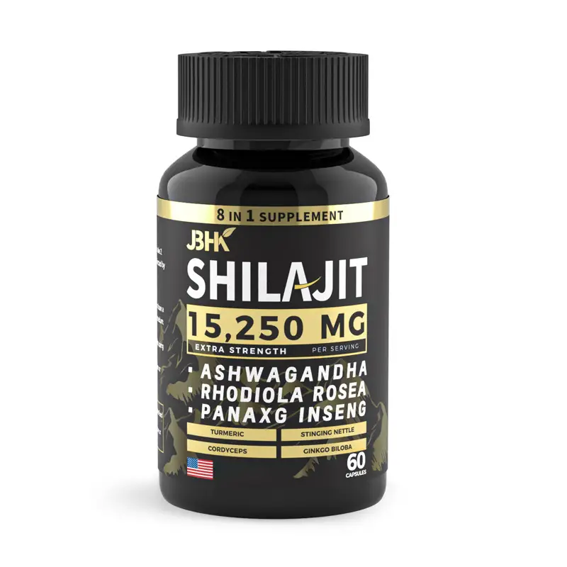 Private Label Shilajit Capsules 60 Capsules OEM/ODM MOQ500 1