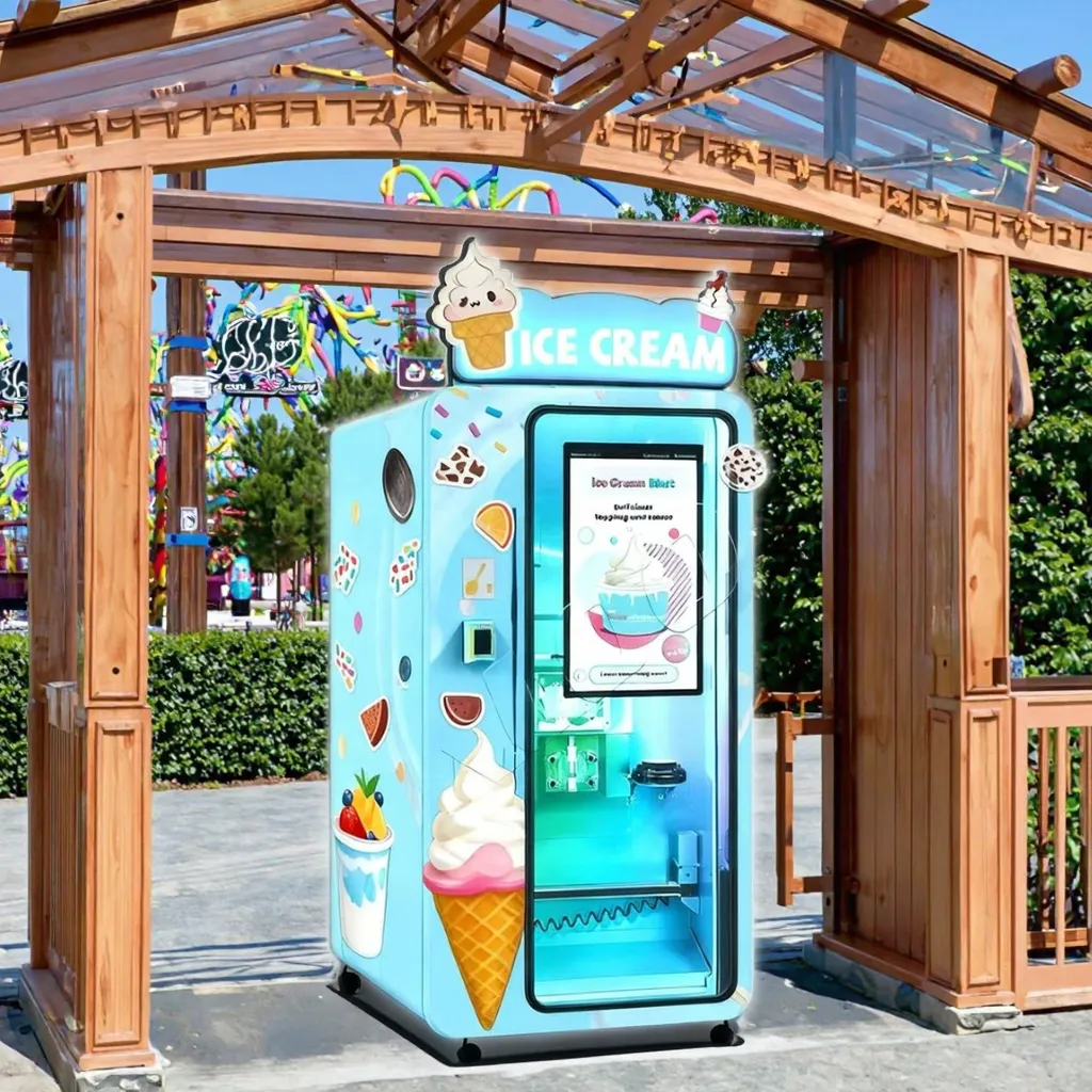Ice and Water Vending Machine for Sale by Haloo 7
