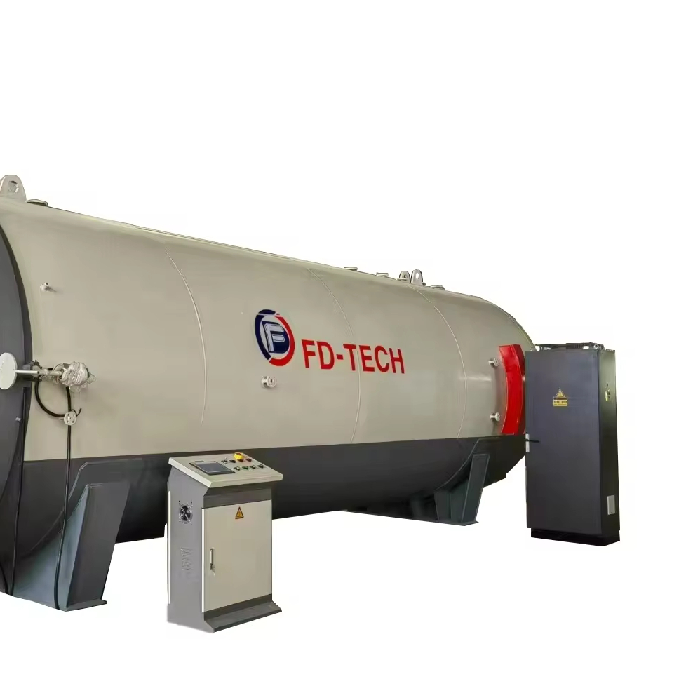 PVB laminated glass autoclave that automatically increases efficiency and controls pressure and temperature 1