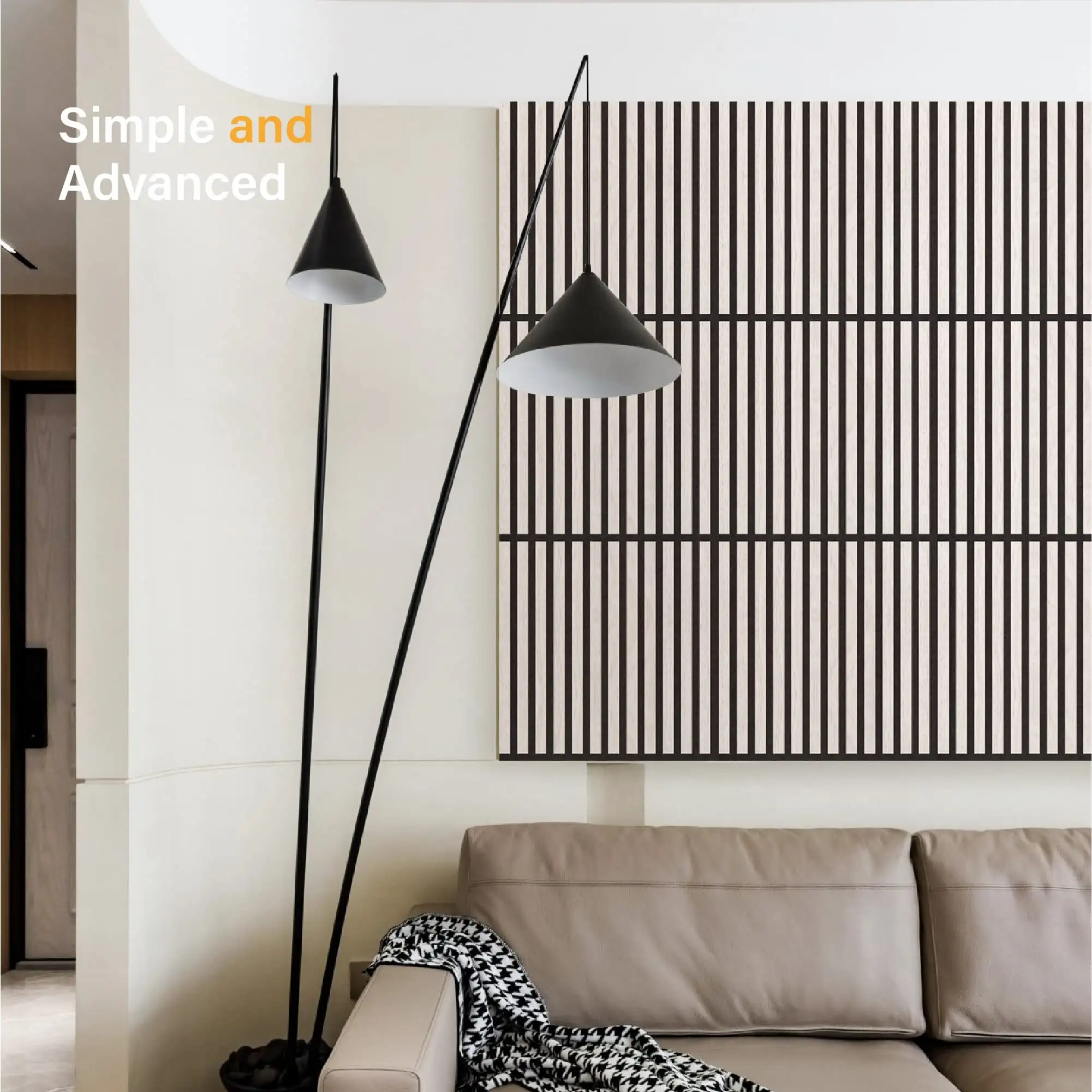 Akupanel Wood Acoustic Sound Absorbing Wall Panels Customized Slat Panels 1