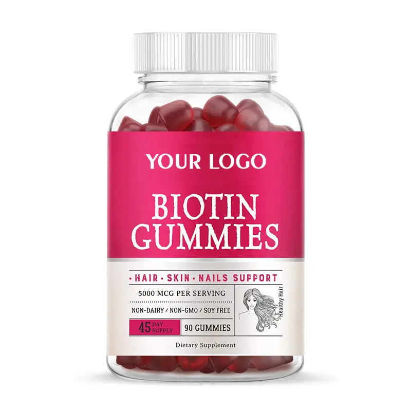 Private Label Biotin Collagen Gummies 60ct - Hair Skin Nails 1