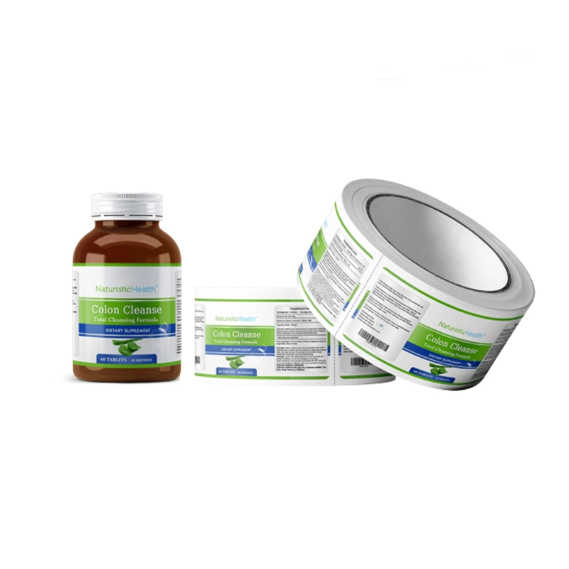Custom Plastic Pill Bottle Labels for Capsule and Tablet Stickers 1