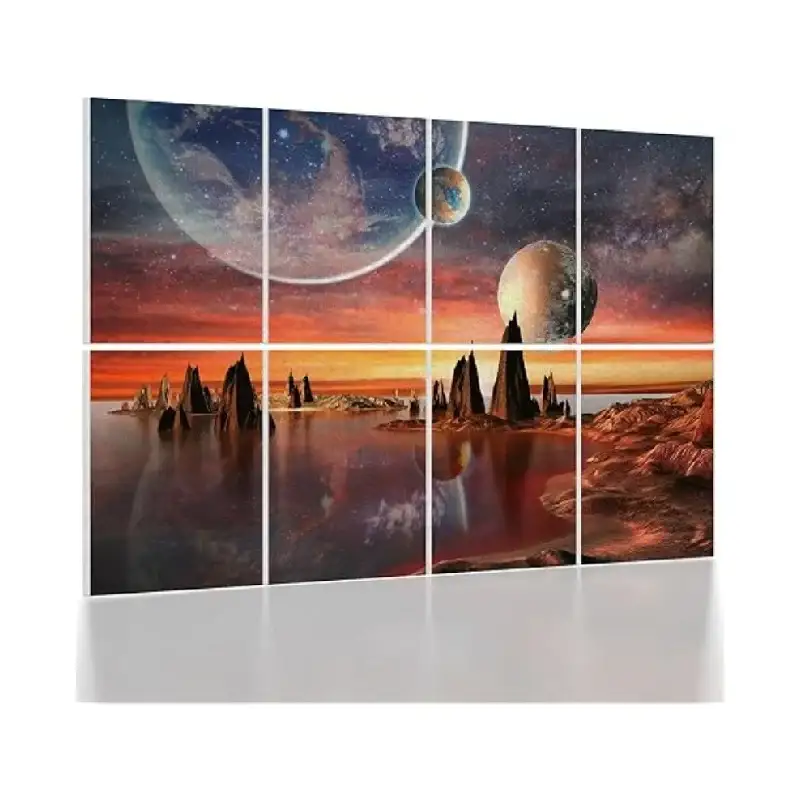 6 самоклеящихся акустических панелей для звукоизоляции размером 600x600 мм. 1