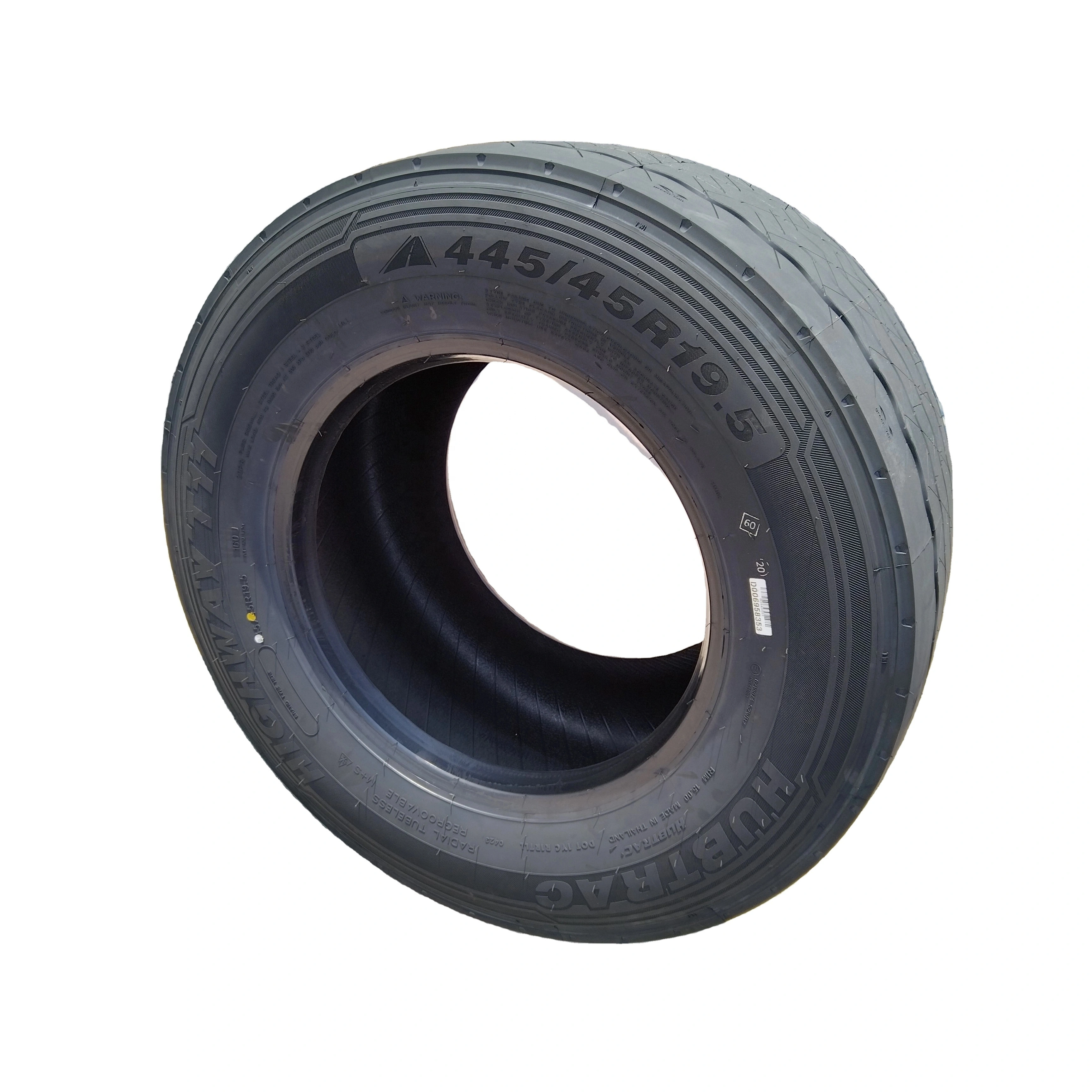 Hubtrac Serbia Radial Truck Tires 445/45r19.5 Highway T11 Ece R117 Certified Europe-made Otr Tire Howo Tubeless 13r22.5 11r22.5 1