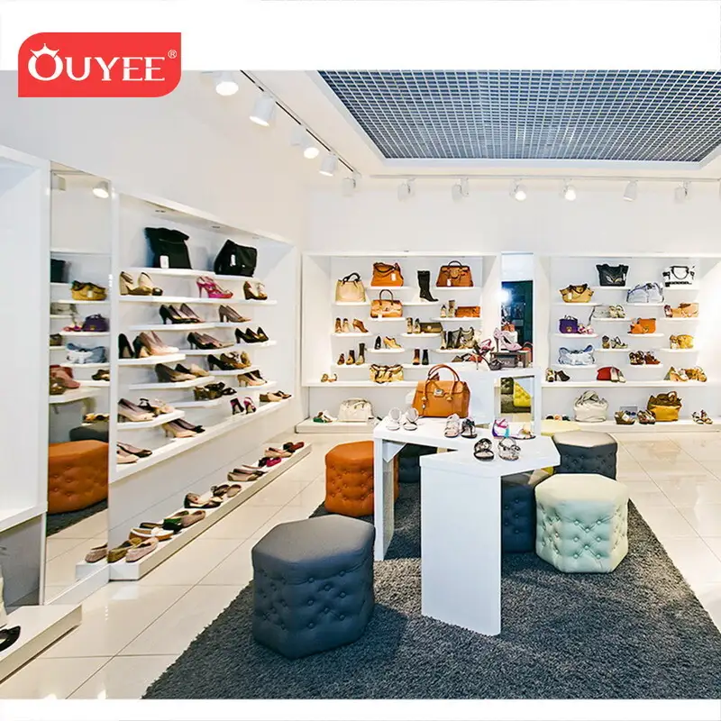 Fabrik-Handtaschen- und Schuhschrank-Präsentationsregal – Ladenregal aus Holz 1