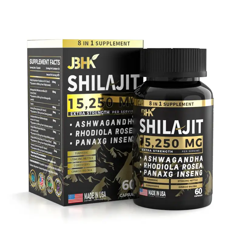 PrivateLabel Himalayan Shilajit Caps/Gummies Men's OEM/ODM 1