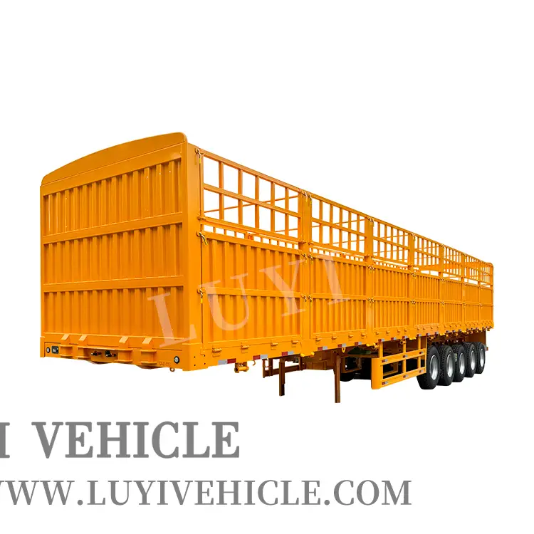 5 Axle 60-80T Fence Semi Trailer | LUYI 1