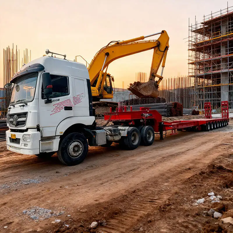 مقطورة منخفضة متعددة المحاور ومتعددة الوظائف 1