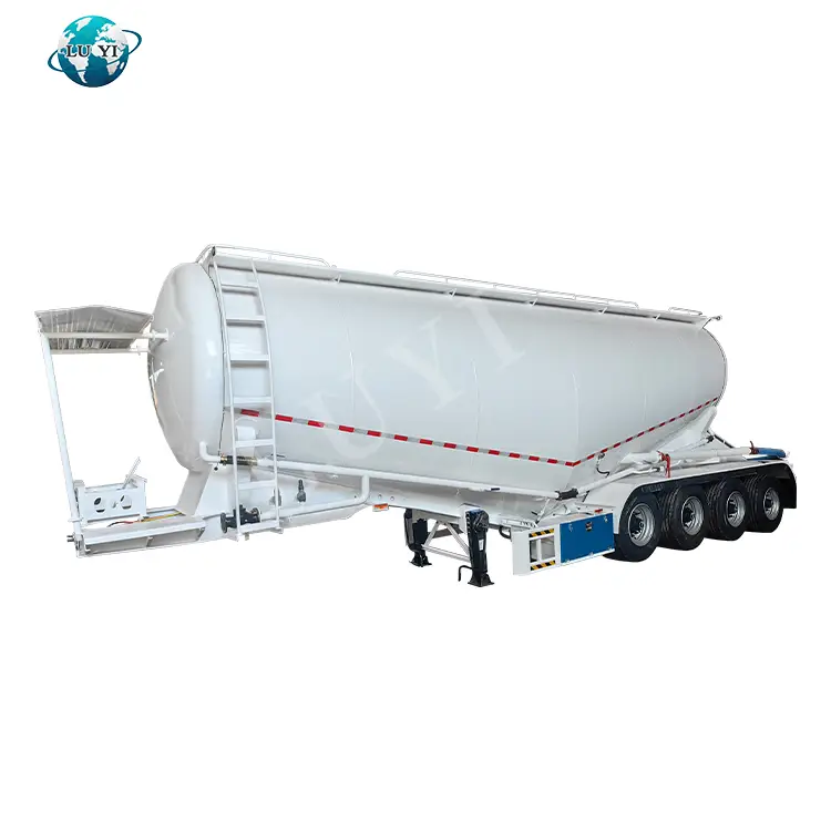3-axle Heavy-duty Bulk Cement Tanker Semi-trailer 1