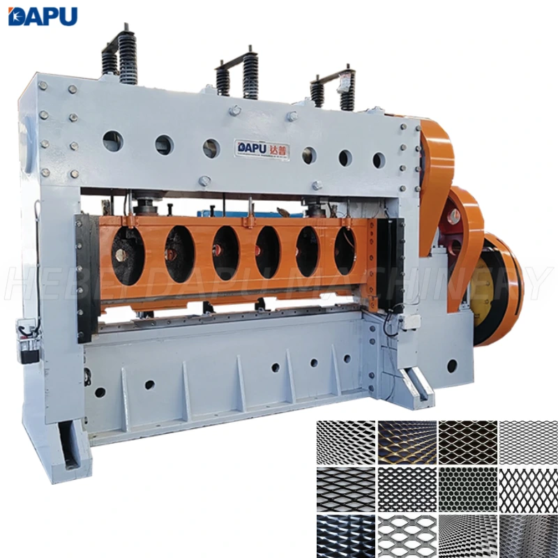Expanded Metal Mesh Machine With Flatten And Straightening Equipment Factory Price 1