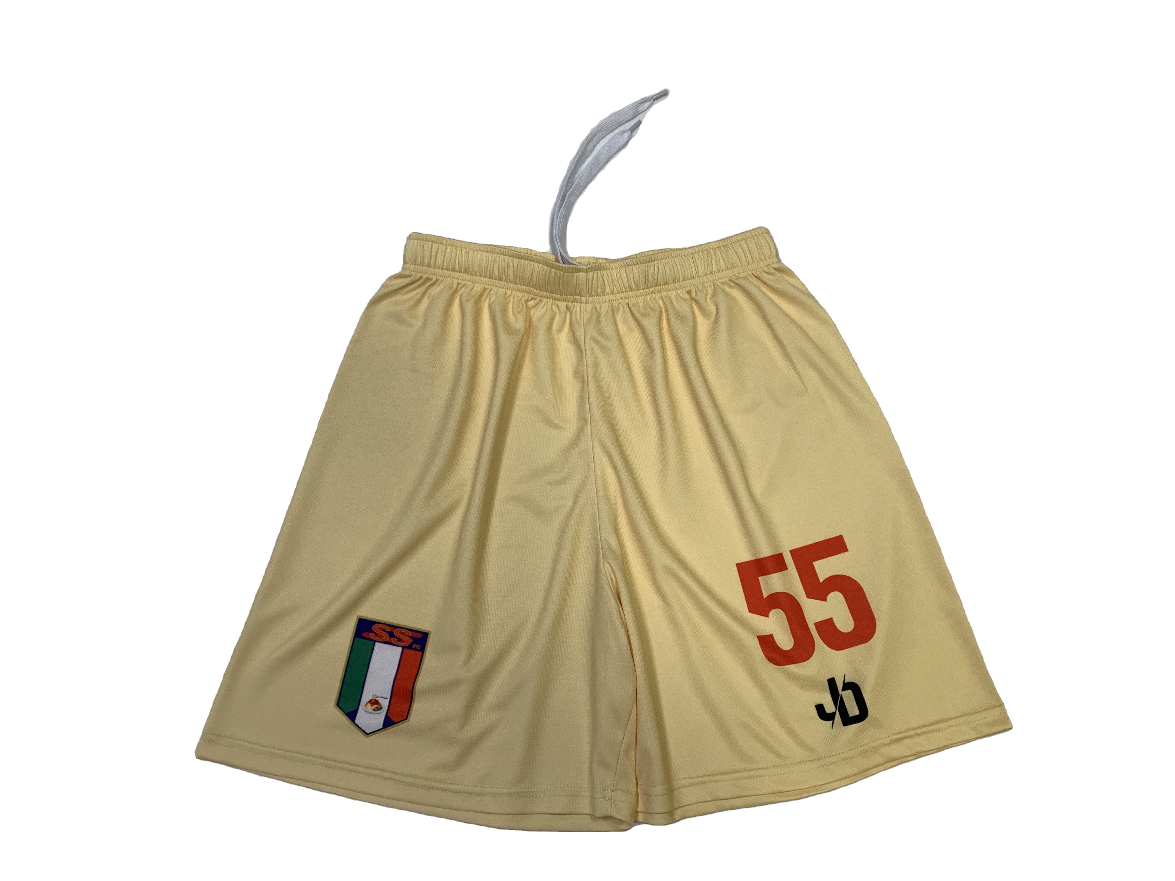 Shorts de futebol personalizados sublimados, MOQ baixo 2
