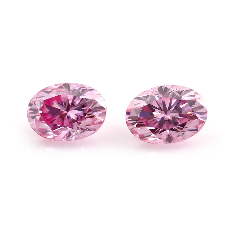 Luxury Gemstone Vente chaude Couleur de coupe ovale Synthétique Missanite Pierres Moissanite Vvs Vvs Diamond Bijoux Moissanite 1