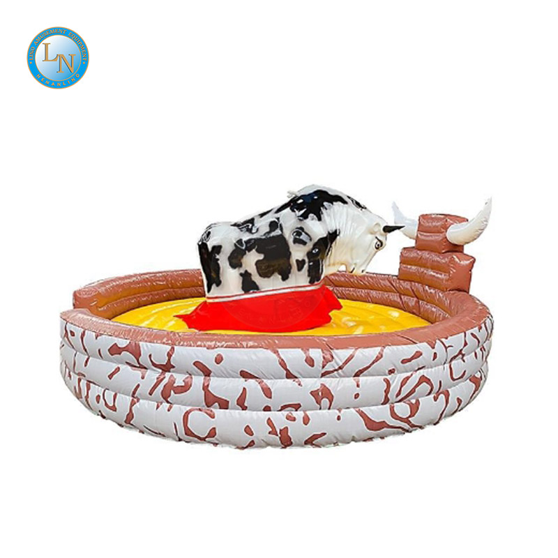 Electric Rodeo Bull Riding Game - Cowboy-Themed Amusement for Carnivals & Parties | LINO 2