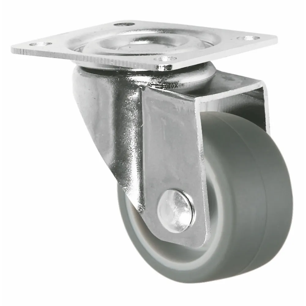 1 Inch Tpr No Noise Grey Economical Swivel Light Duty Casters Wheel 1