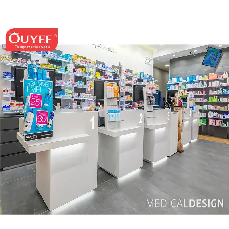 Apotheken-Gondelregale von Ouyee-4 5