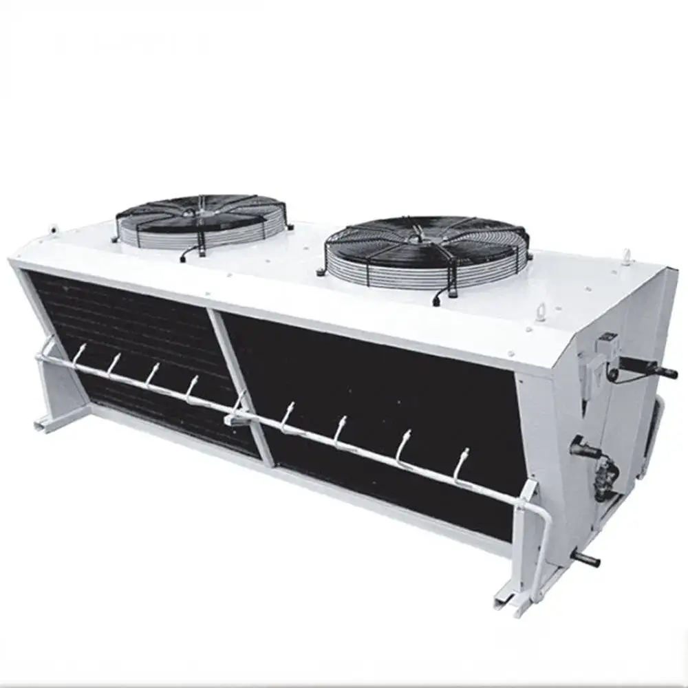 Condensador de sopro de ar superior, condensadores de refrigerador de ar com aletas de alumínio 1