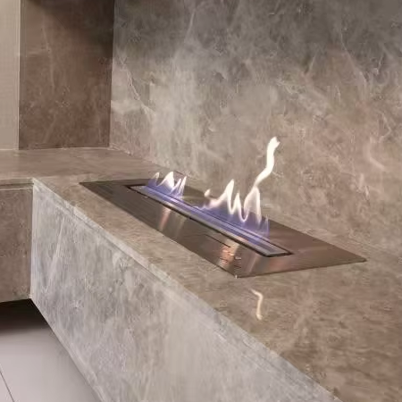 450mm Eco-Friendly Ethanol Fireplace with Remote Control 3