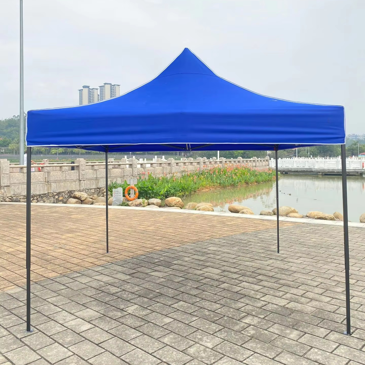 Factory Made Homg Jinfun 3x3 Automatic Gazebos Stretch Beach Marquee Pop Up Canopy Advertising Party Trade Show Tent For Events 1