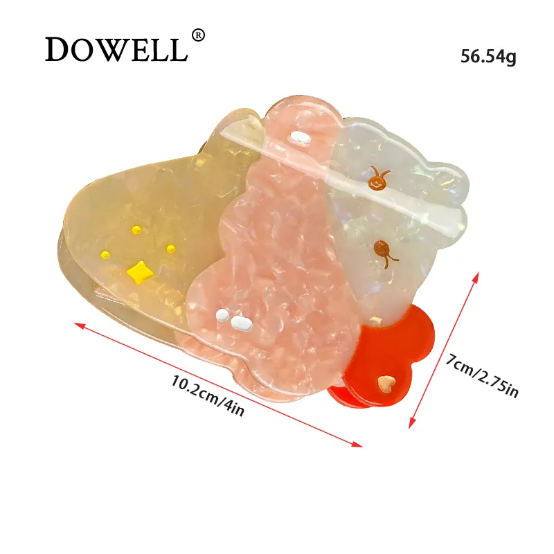 Large Loop Claw Clips 2pc Kitsch Yes by Dowell 3