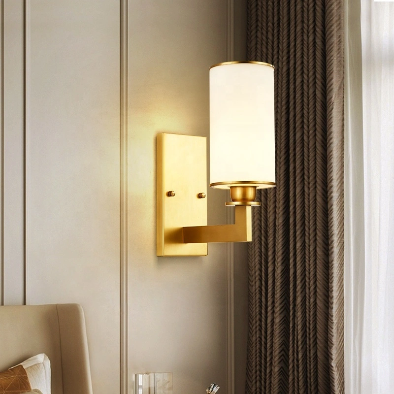 Винтажная латунная настенная лампа для спальни & Гостиная - Hitecdad Indoor Wall Light 1