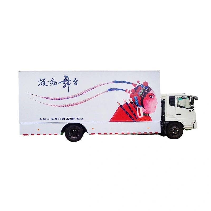 Mobile Show Stage Truck With Sound System For Outdoor Events 1