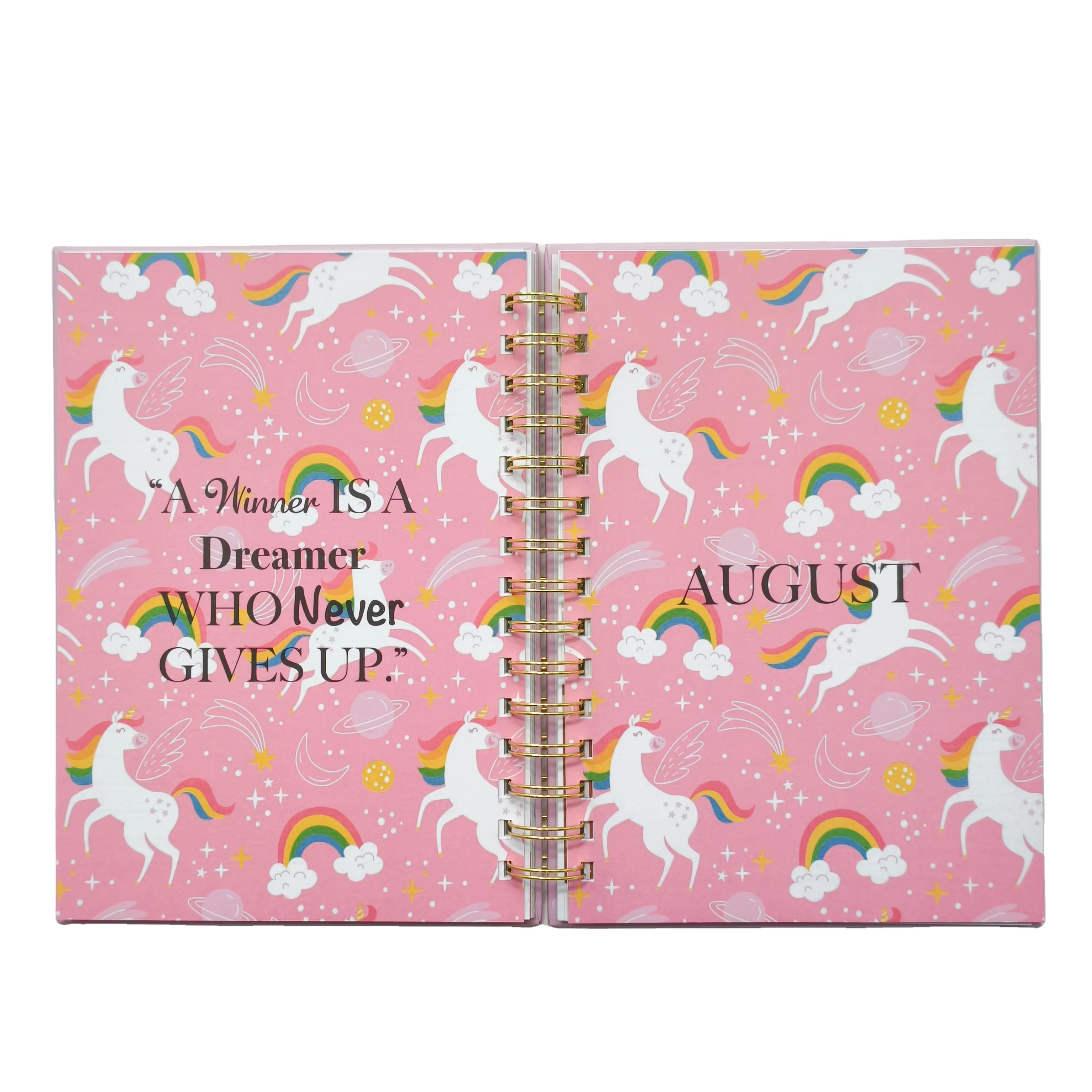 Custom Hard Cover Spiral Binding Journal Book Printing With Customized Inside Pages 1