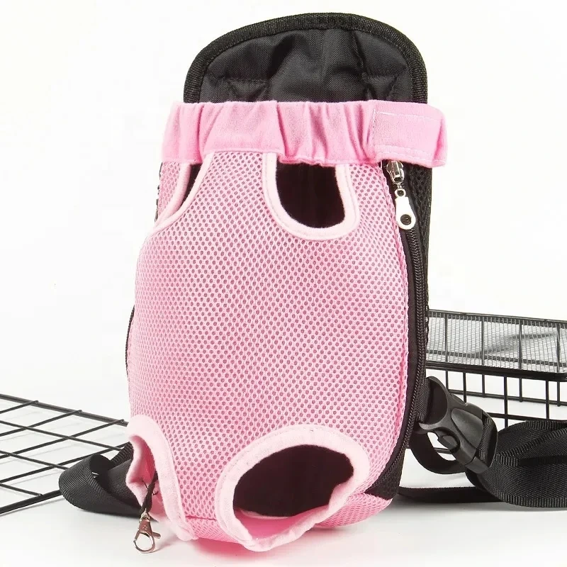 Wholesale  Hands Free Dog Travel Backpack Breathable Pet Carrier Chest Bag cat front carrier outdoor travel-xinchen 1
