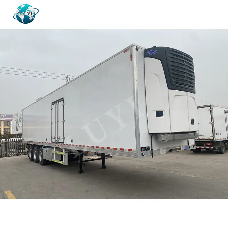 50T Refrigerated Semi-Trailer 3-Axle Food Transport Solution 1
