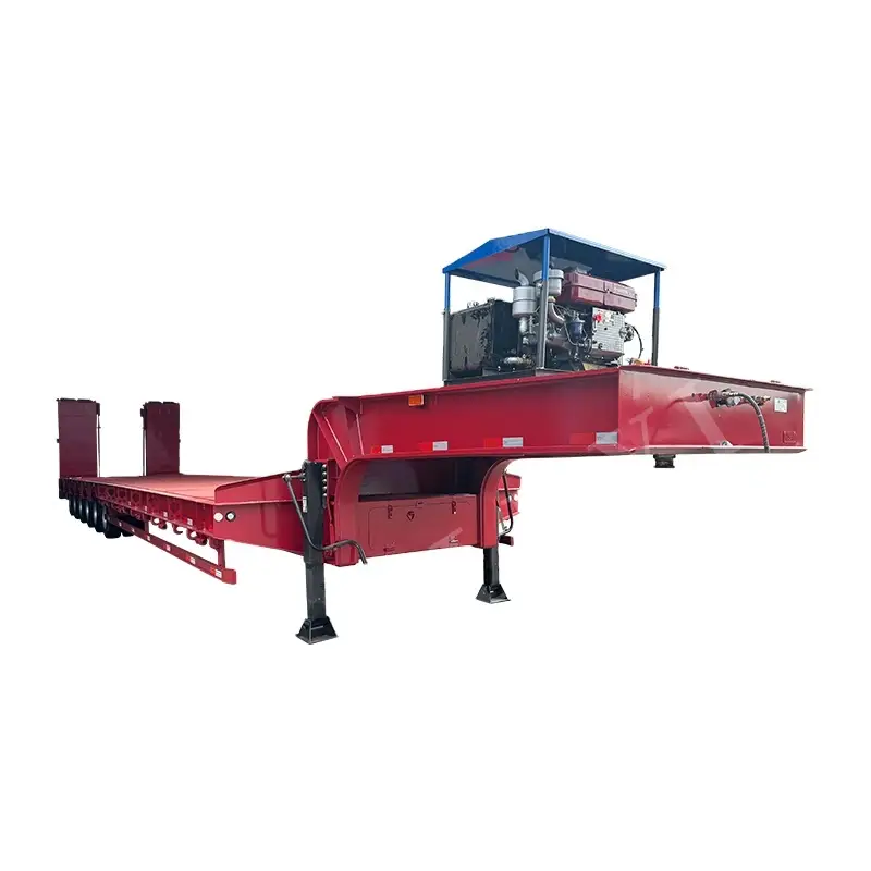 4 Axles 5 Axles Low Bed Semi Trailer | LUYI 1